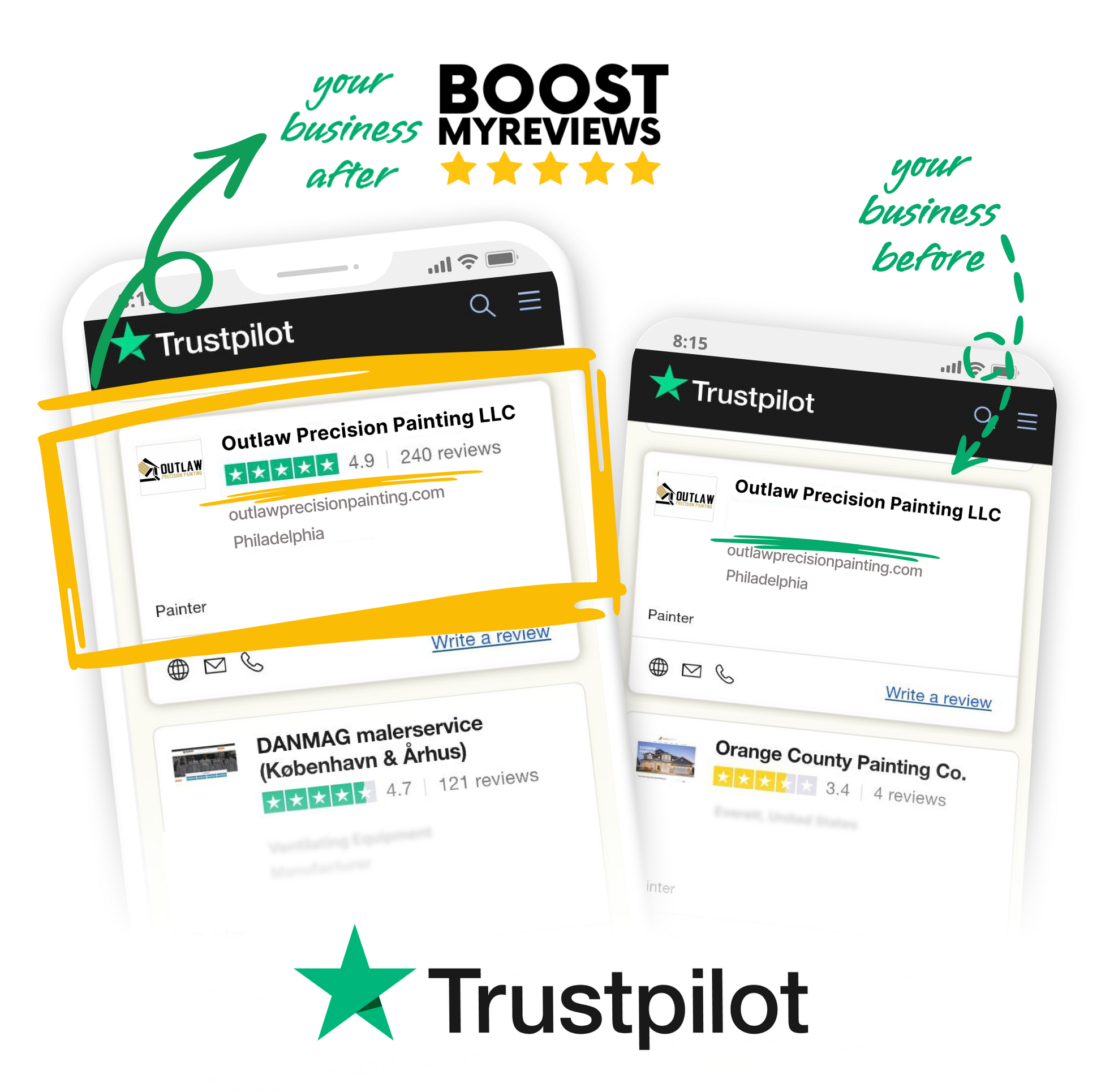 Boost My Trust Pilot™- UNLIMITED Reviews per Card